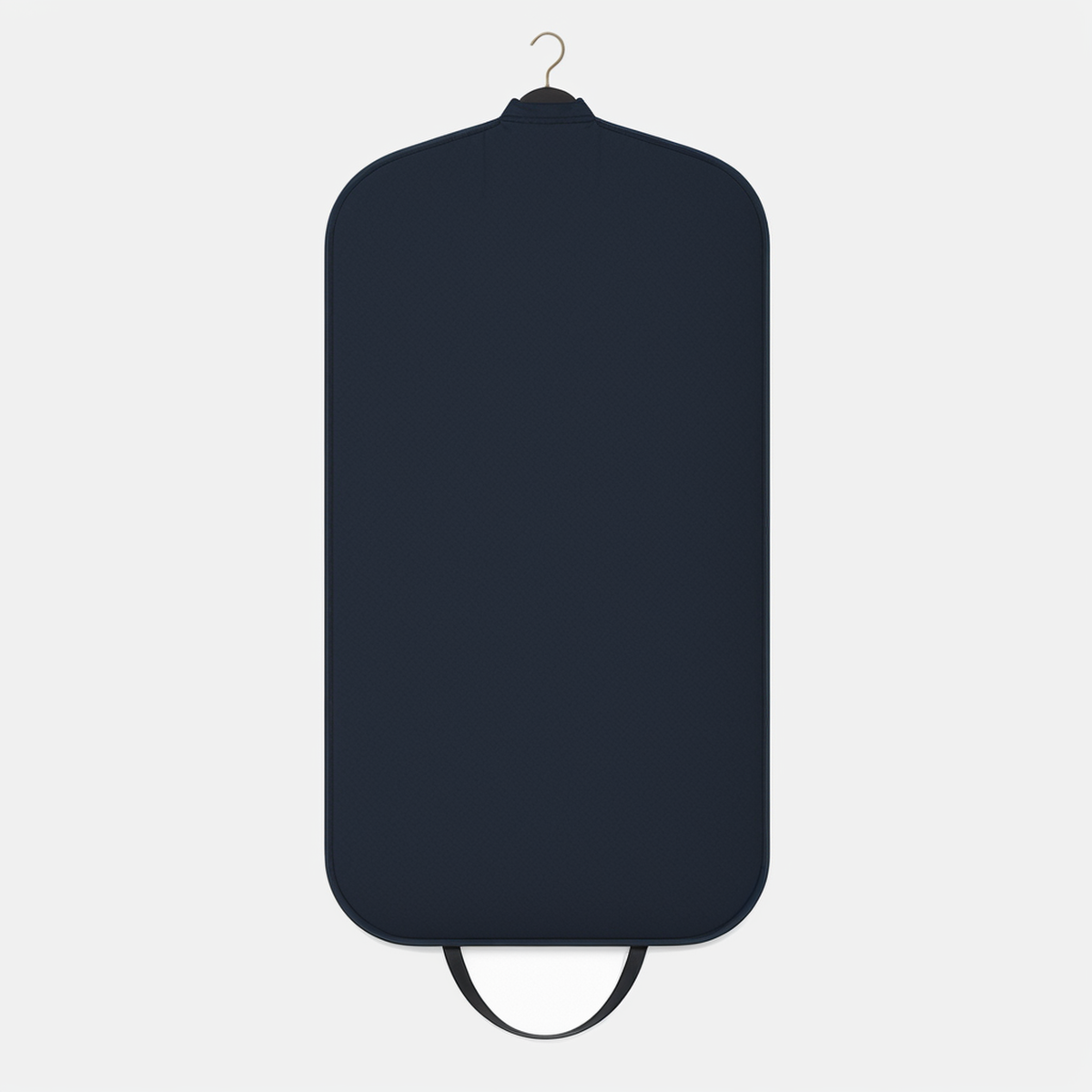 Navy dress garment bag back view